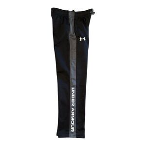 Under Armour Sweatpants Boys Brawler 2.0 Logo Pants Black Youth Small NEW Pocket